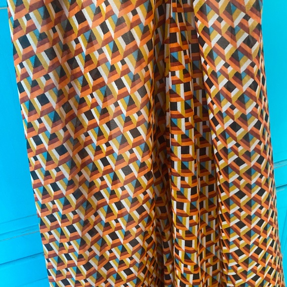 Patterned Skirt - Plaid - Chiffon like - dressy - Balletcore - A line - Sheer - Picture 8 of 9